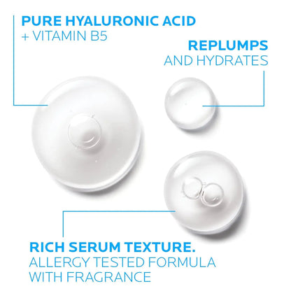 La Roche-Posay Hyalu B5 Pure Hyaluronic Acid Serum for Face, with Vitamin B5, Anti-Aging Serum for Fine Lines and Wrinkles, Hydrating Serum to Plump and Repair Dry Skin, Safe on Sensitive Skin 1 Fl Oz (Pack of 1) WEM Support (www.WEM.support)