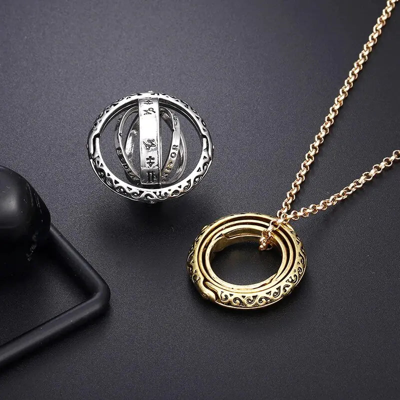 Astronomical Ball Rings Necklace WEM Support (www.WEM.support)