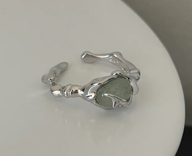 Anel de Bambu de Jade HejK.com