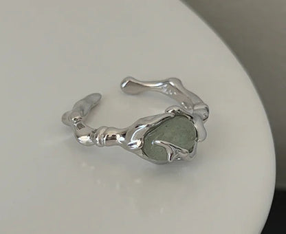 Anel de Bambu de Jade HejK.com