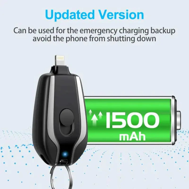 Portable Keychain Charger WEM Support (www.WEM.support)
