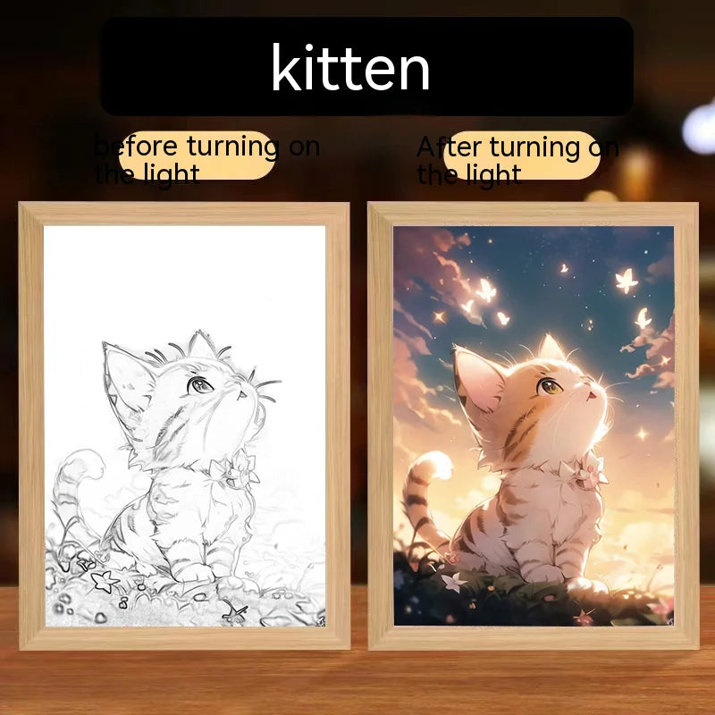 Glowing Pet Decorative Paintings WEM Support (www.WEM.support)