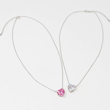 Absolute Beauty Sterling Silver Heart Necklace WEM Support (www.WEM.support)