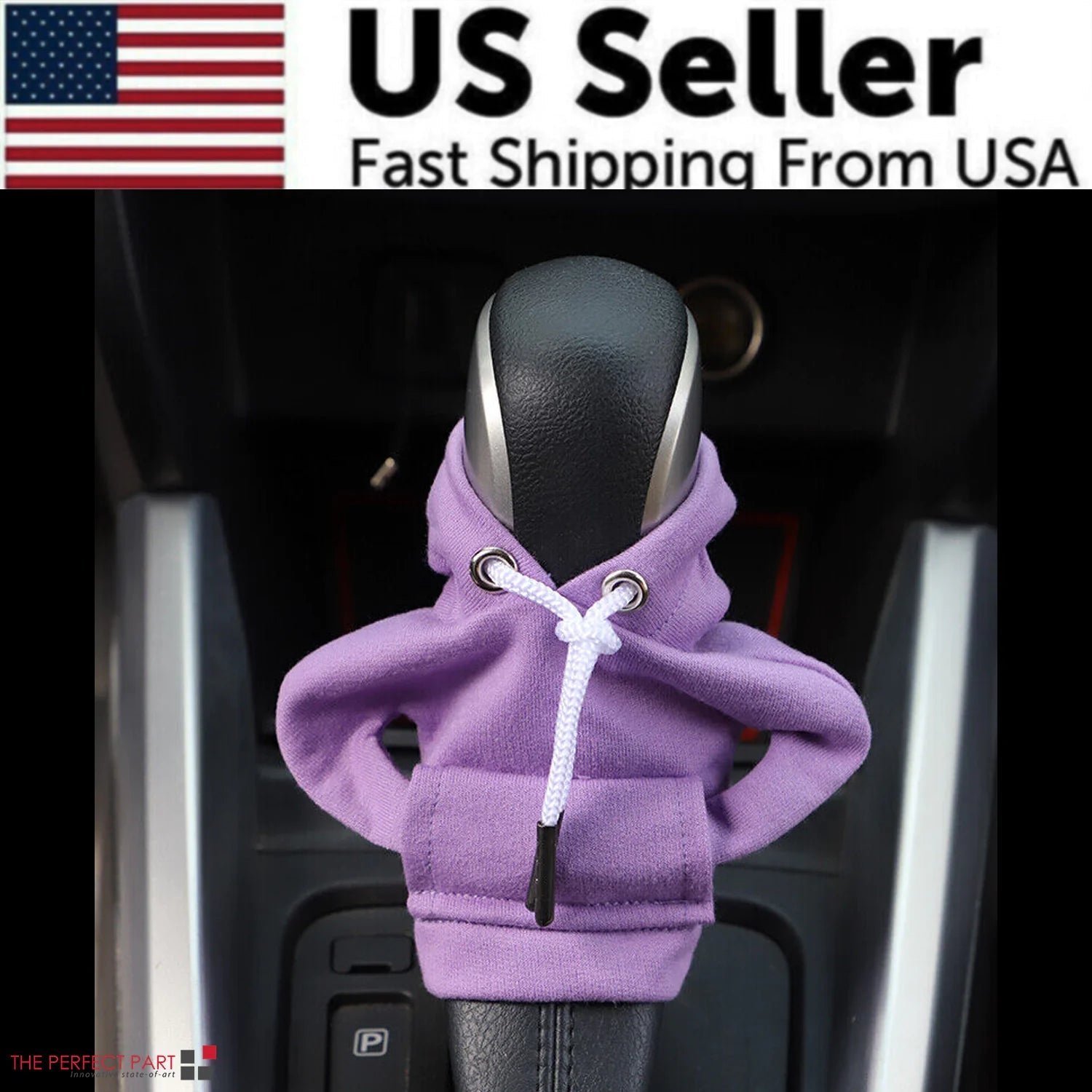 Car Gear Shift Cover Mini Hoodie Gear Shift Cover for Car Shifter Interior Trim WEM Support (www.WEM.support)