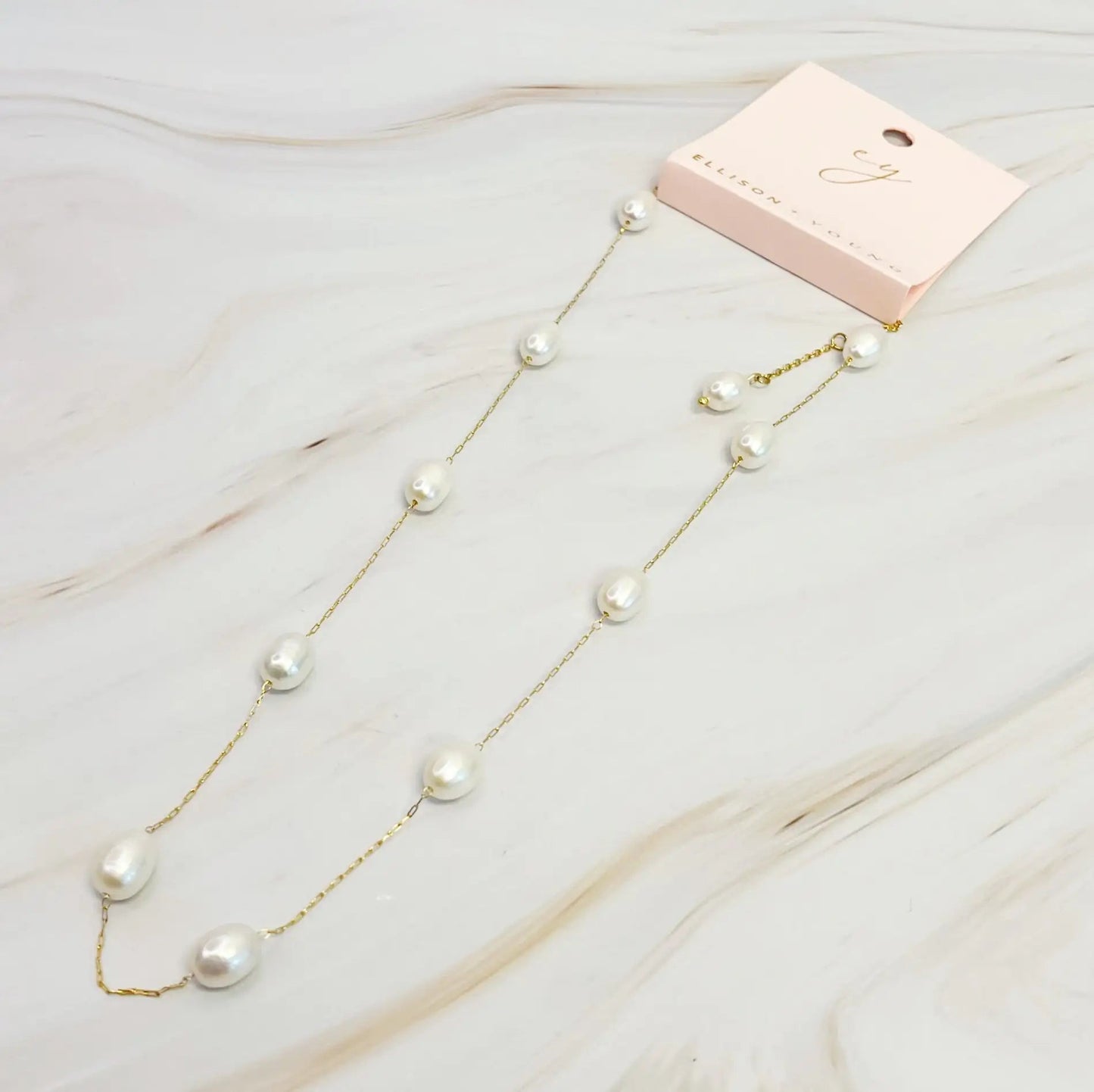Esther Freshwater Pearl Necklace WEM Support (www.WEM.support)