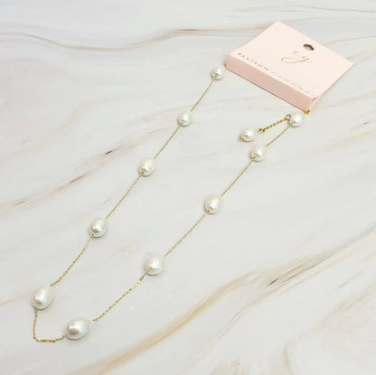 Esther Freshwater Pearl Necklace WEM Support (www.WEM.support)