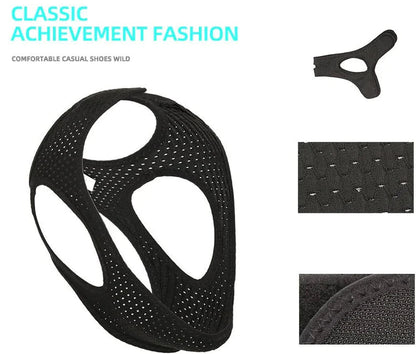 Anti Snoring Chin Strap Sleep Apnea Snore Stop Belt Snoreless Sleep Jaw Solution WEM Support (www.WEM.support)
