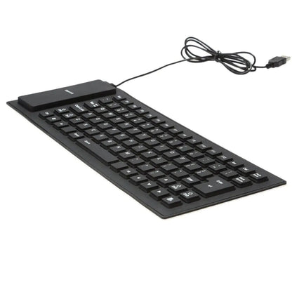 Waterproof Silicone Keyboard Foldable Flexible USB Dustproof DirtProof Full Size WEM Support (www.WEM.support)