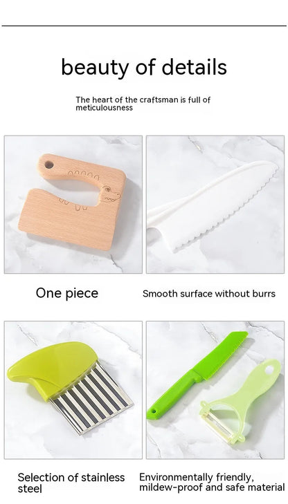 Children's Plastic Kitchen Tools Set WEM Support (www.WEM.support)