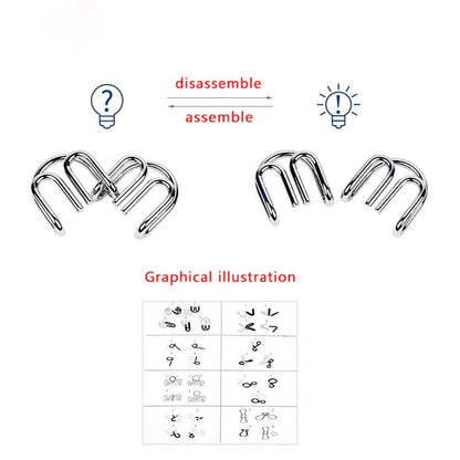 Quebra - Cabeça dos Nove Anéis Intelectuais - Catch Cards