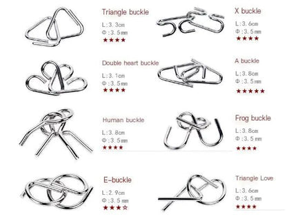 Quebra - Cabeça dos Nove Anéis Intelectuais - Catch Cards