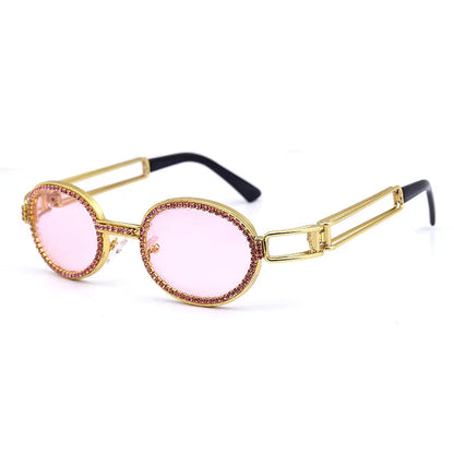 Diamond-Studded Steampunk Sunglasses WEM Support (www.WEM.support)