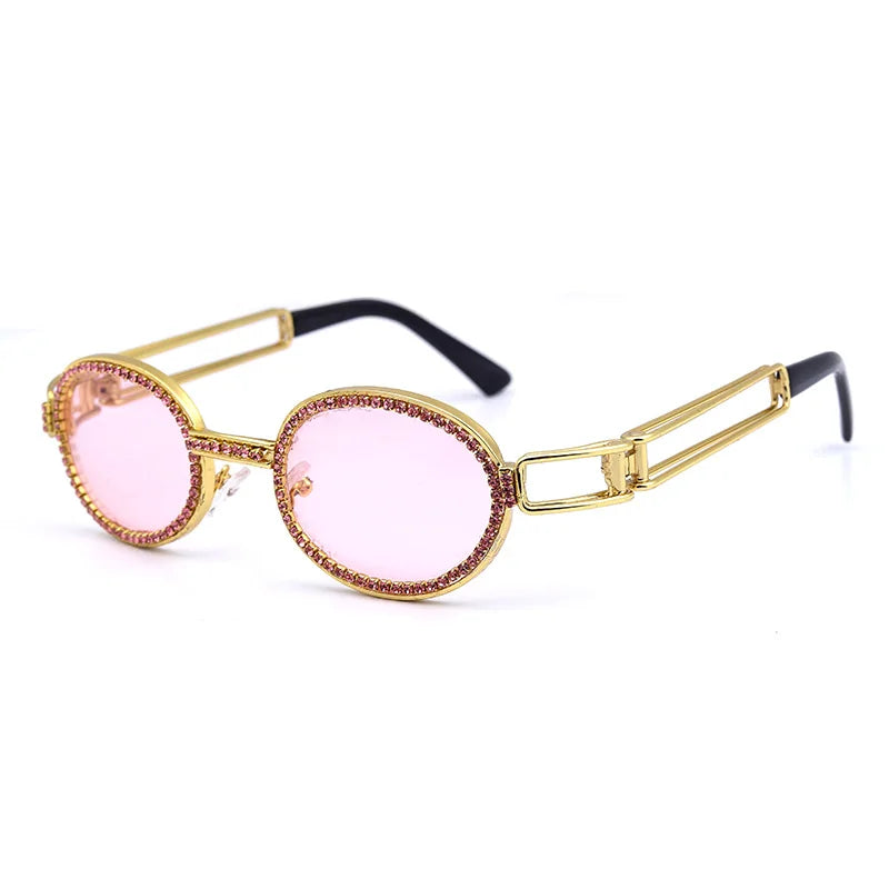 Diamond-Studded Steampunk Sunglasses WEM Support (www.WEM.support)