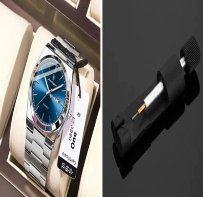 SlimLine Waterproof Quartz Watch WEM Support (www.WEM.support)