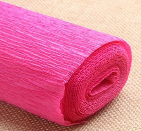 Decorative Crepe Paper Roll WEM Support (www.WEM.support)