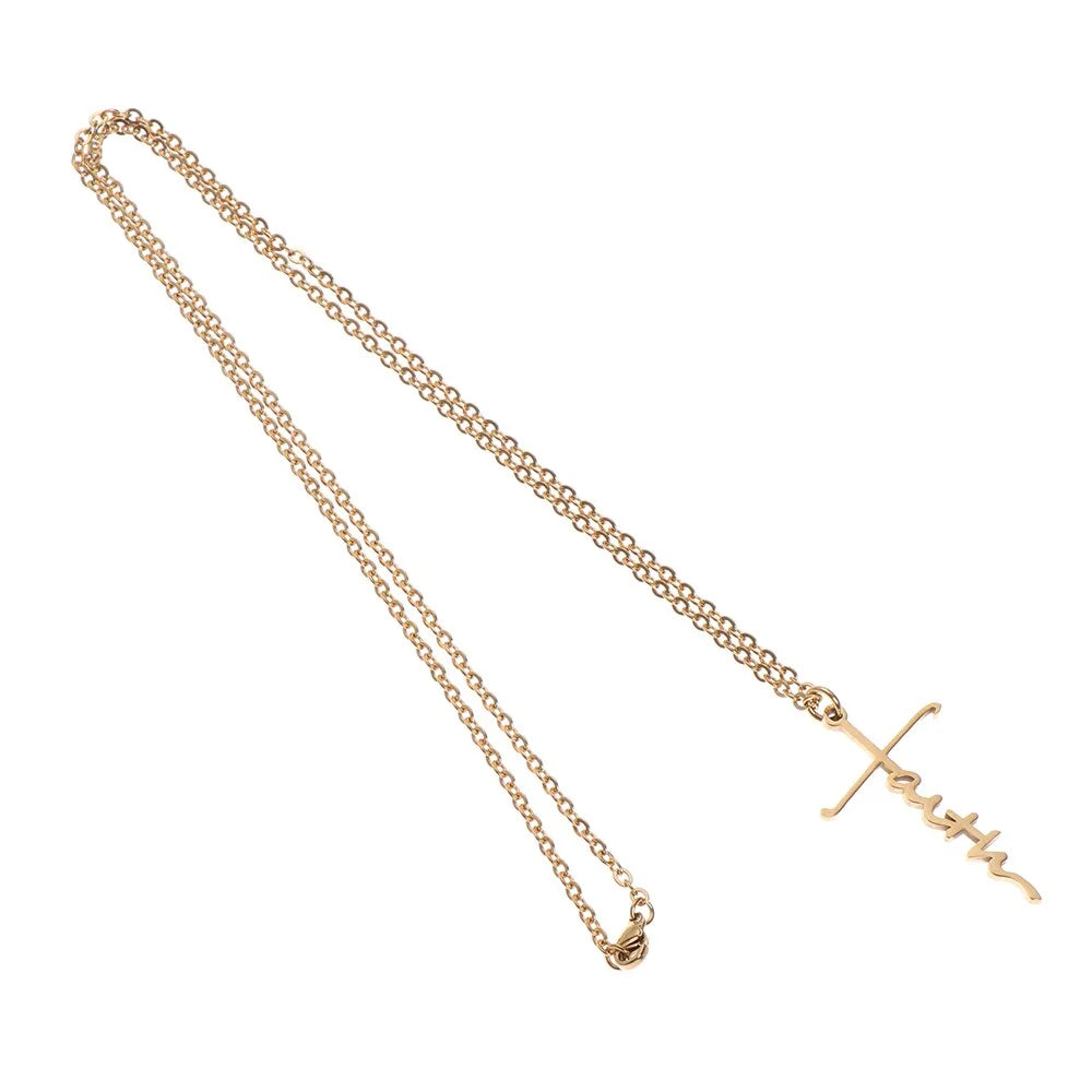 Fashion Faith Stainless Steel Pendant WEM Support (www.WEM.support)