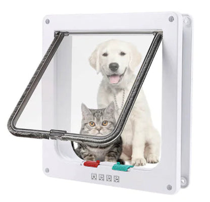 Lockable Pet Door Security ABS Plastic WEM Support (www.WEM.support)