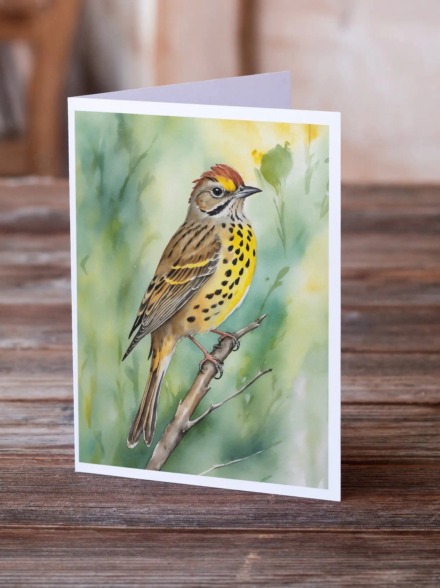 Alabama Yellowhammer Greeting Cards Pack of 8 WEM Support (www.WEM.support)
