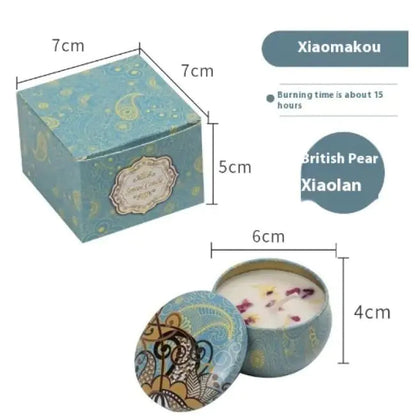 Dried Flower Fragrance Candle Flower Fragrance Incense Candle WEM Support (www.WEM.support)