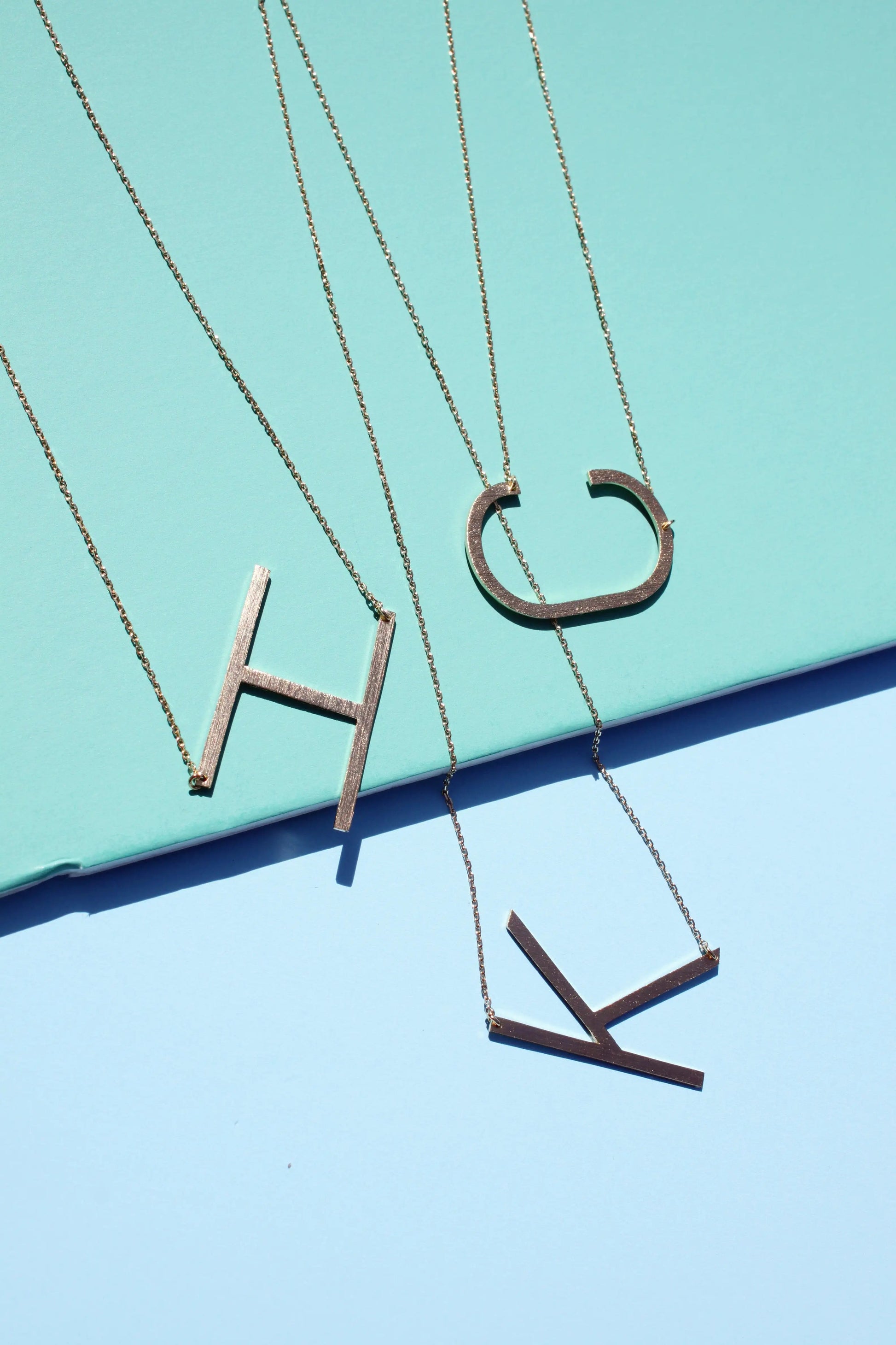 Monogram Collection Initial Necklace Prepck WEM Support (www.WEM.support)