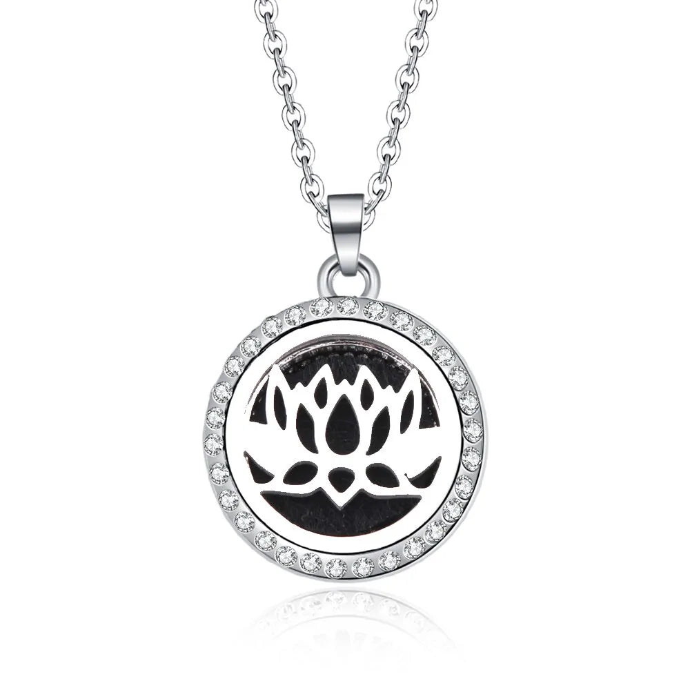 10 Styles Aroma Oil Diffuser Perfume Necklace WEM Support (www.WEM.support)
