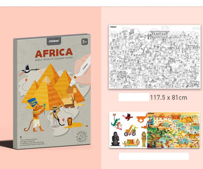 Pocket Watercolor Painting Book for Kids WEM Support (www.WEM.support)