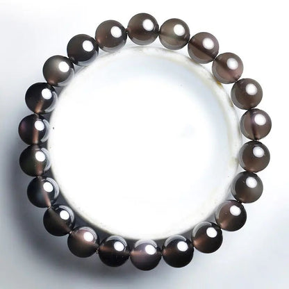 Rainbow Eye Obsidian PI Xiu Couples Bracelet - Catch Cards