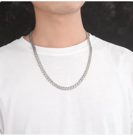 Rattan Pattern Necklace Hip Hop Style Retro Personality Men - Catch Cards