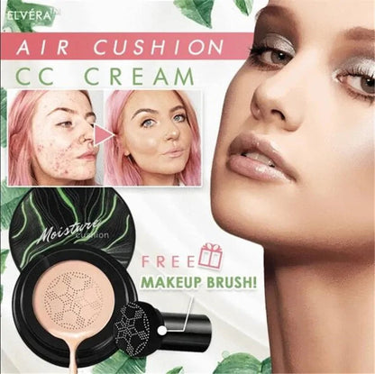 Mushroom Head Air Cushion CC Cream Moisturizing Foundation Air-permeable Natural Brightening Makeup BB Cream Korean cosmetics WEM Support (www.WEM.support)