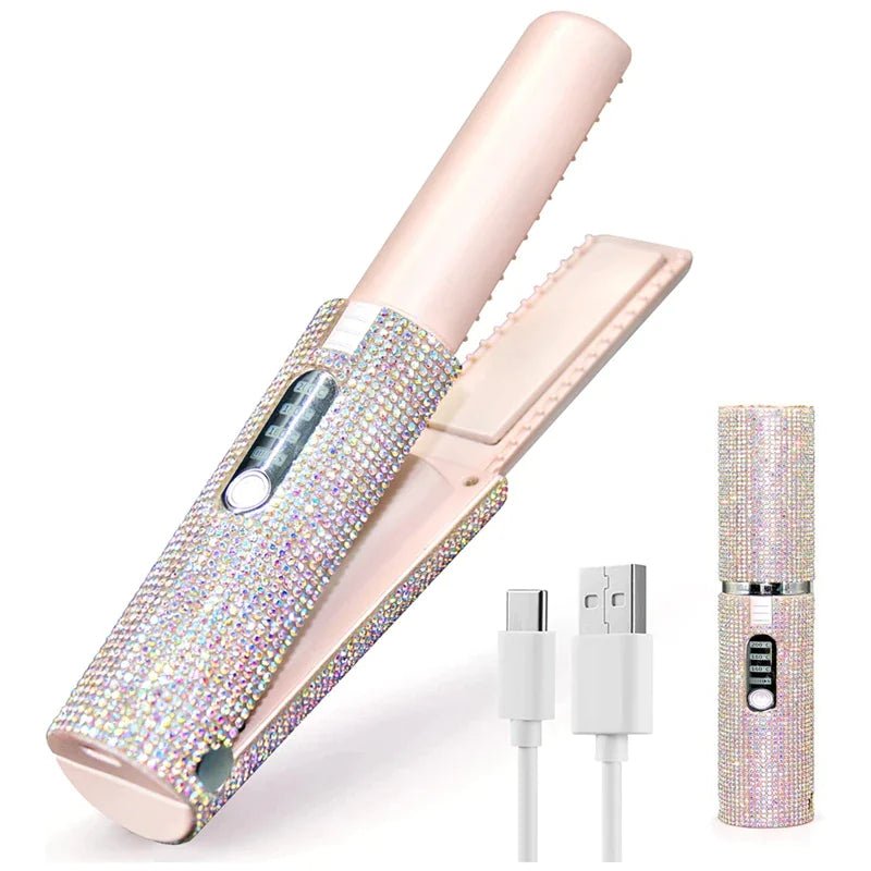 Rechargeable Portable USB Hair Straightener - Catch Cards