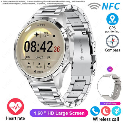 Relógio Inteligente Esportivo à Prova D'água com Chamada Bluetooth - Catch Cards