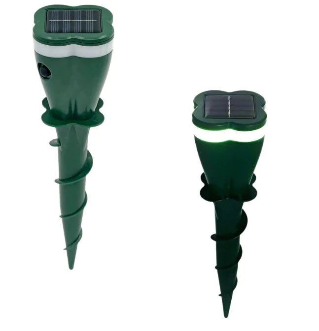 Repelente Solar para Roedores e Cobras para Áreas Externas - Catch Cards