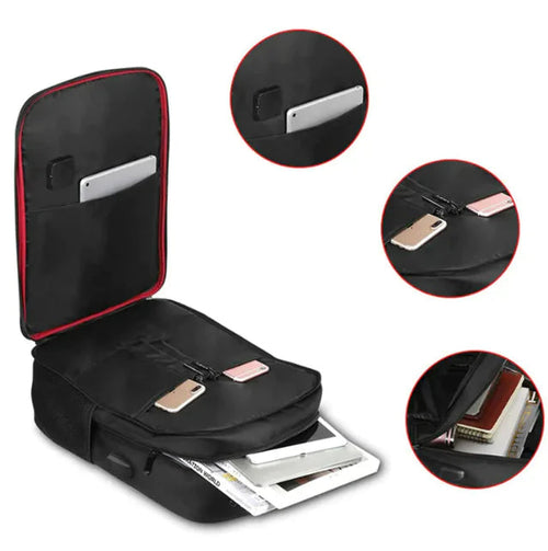 Waterproof Nylon Solar Charging Backpack WEM Support (www.WEM.support)