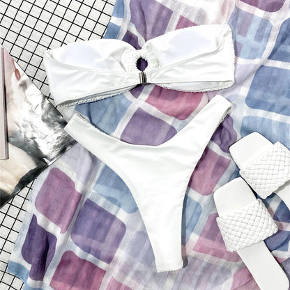 Ring Cutout Swimsuit - Catch Cards