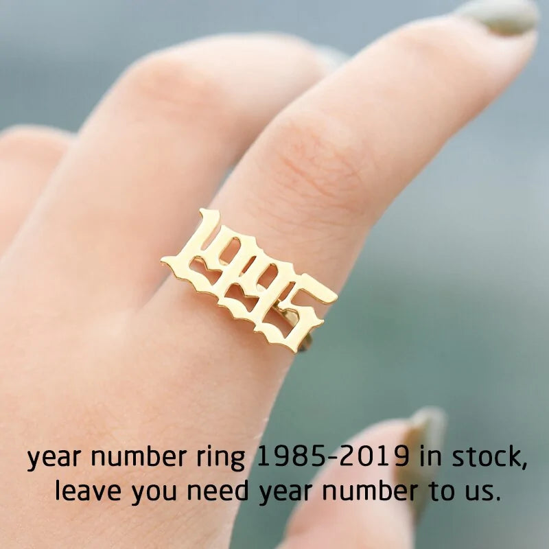 Stainless Steel Ring Year WEM Support (www.WEM.support)