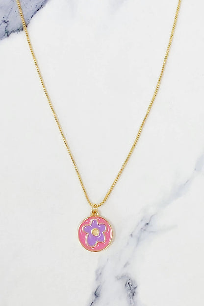 Flower Lover Necklace WEM Support (www.WEM.support)