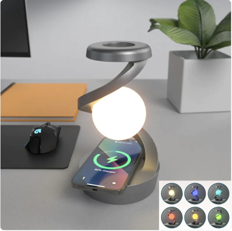 Rotating Moon Desk Lamp - Catch Cards
