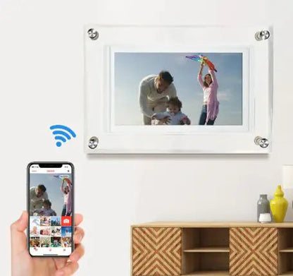 5 inch Acrylic Digital Photo Frame WEM Support (www.WEM.support)
