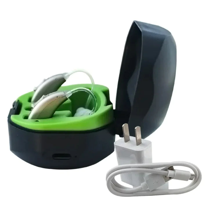 Wireless invisible hearing aid WEM Support (www.WEM.support)