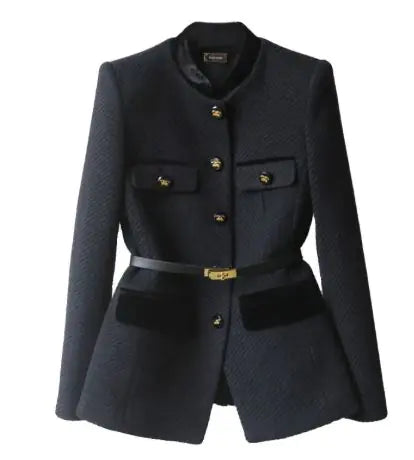 Mid-length Waist Slimming Overcoat WEM Support (www.WEM.support)