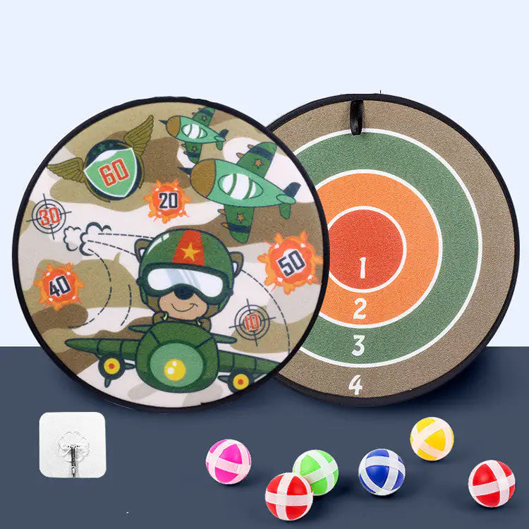 Spot Wholesale Children's Sticky Ball Dart Board Cartoon Fun Dart Board Plus Velvet A Variety Of Creative Cartoon WEM Support (www.WEM.support)