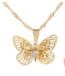 Butterfly Necklaces Statement Pendants WEM Support (www.WEM.support)