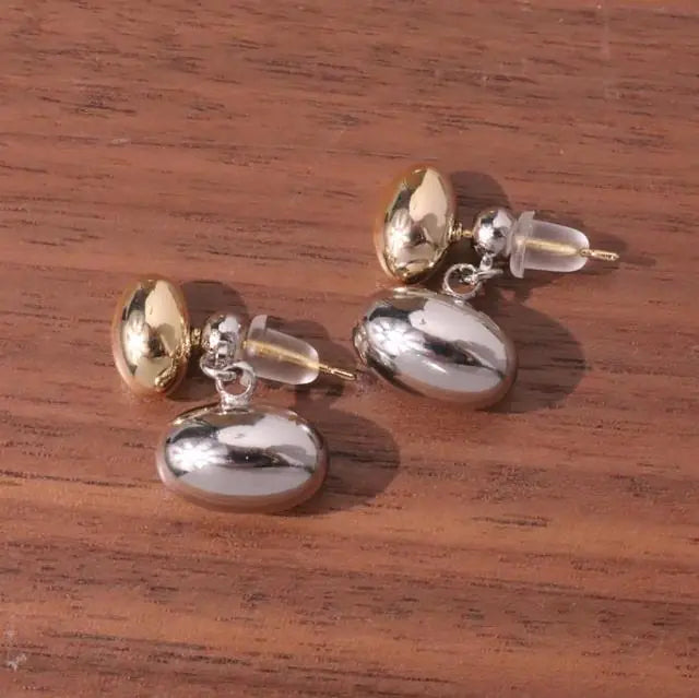 Geometric U-Shaped Stud Earrings WEM Support (www.WEM.support)