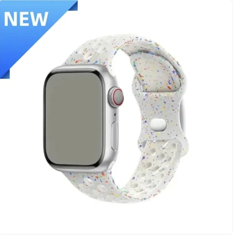 Two-Tone Silicone Sports Wristband WEM Support (www.WEM.support)