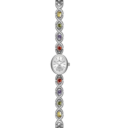 Oval Gemstone Luxury Watch HejK.com