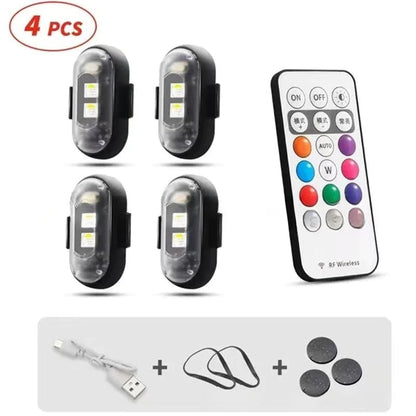 Wireless Remote Control Colorful Strobe Light WEM Support (www.WEM.support)