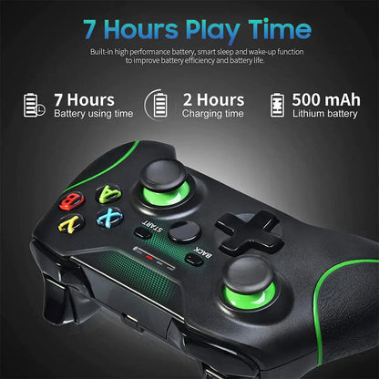 Wireless Controller For Microsoft Xbox One / S / X / E / Windows 7 8 10 PC 2.4G WEM Support (www.WEM.support)