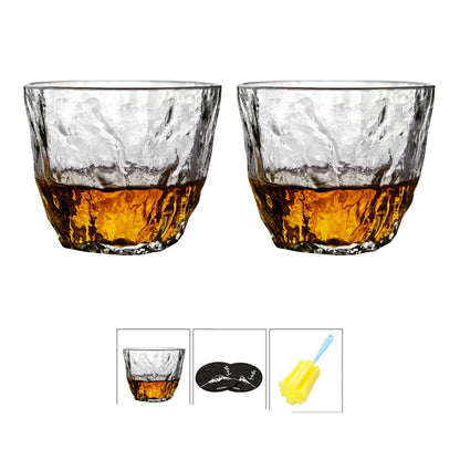 Whiskey Glass Basalt Glass WEM Support (www.WEM.support)