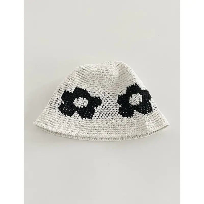 Japanese Retro Hollow Flower Handmade Knitted Bucket Hat HejK.com Marketplace LLC