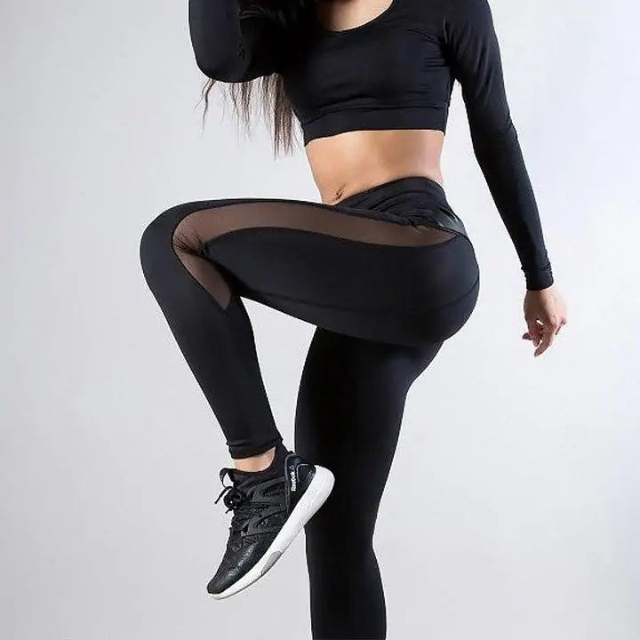 Maximum Mesh Push Up Fitness Leggings WEM Support (www.WEM.support)